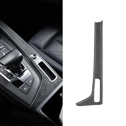 BETTERHUMZ Center Console Gear Shift Panel Cover Trim Compatible with Audi A4 S4 B9 A5 S5 RS5 2017-2024 for Alcantara Strip Sticker Car Interior Accessories (for Alcantara)