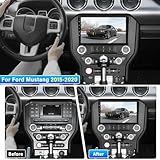 [2+32G] Android 13 Car Stereo for Ford Mustang 2015-2020 with Wireless Carplay&Android Auto,9 Inch Car Radio with Mirror Link Bluetooth FM/RDS WiFi GPS Navigation SWC Dual USB+AHD Backup Camera