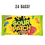 SOUR PATCH KIDS Soft & Chewy Candy, Bulk Candy, 24 - 2 oz Bags