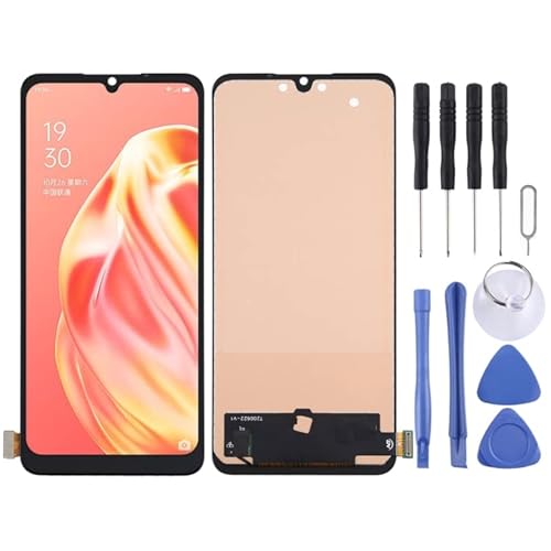 TFT LCD Screen for Oppo Reno3 / A91 / F15 / F17 with Digitizer Full Assembly, Not Supporting Fingerprint Identification