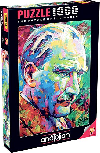 Anatolian Puzzle - Mustafa Kemal Ataturk (2018), 1000 Piece Jigsaw Puzzle, #1077, Multicolor