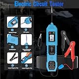 Sinstar Multifunctional Car Circuit Tester, 6-24V DC Car Power Tester, Power Circuit Probe Tester Electrical Tester Digital Display Short Finder for Continuity Testing/Trailer Light Testing