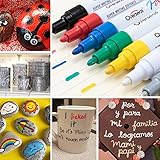 Paint Pens Paint Markers on Almost Anything Never Fade Quick Dry and Permanent, Oil-Based Waterproof Paint Marker Pen Set for Rocks Painting, Wood, Fabric, Plastic, Canvas, Glass, Mugs, DIY Craft