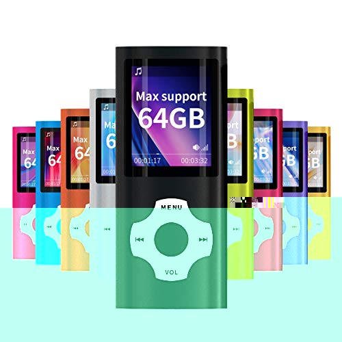 MYMAHDI Support TF Cards Slim 1.8" LCD Mp3 Mp4 Player Media/Music/Audio Player with Accessories Black