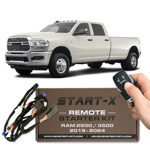 Start-X Remote Starter Kit for 2019-2024 RAM 2500/3500 || NOT 1500 || Plug N Play || 3X Lock to Remote Start