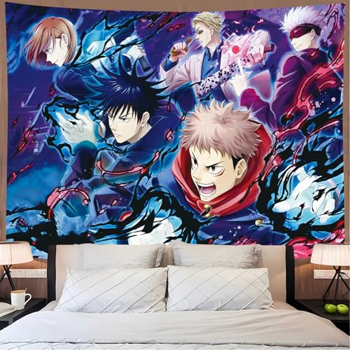 Japanese Anime Tapestry - Tiger Cane Yuren Poster - Animated Tapestry - Animated Big Scroll For Bedroom Large Background Art Deco 60x80 Inches Anime Poster