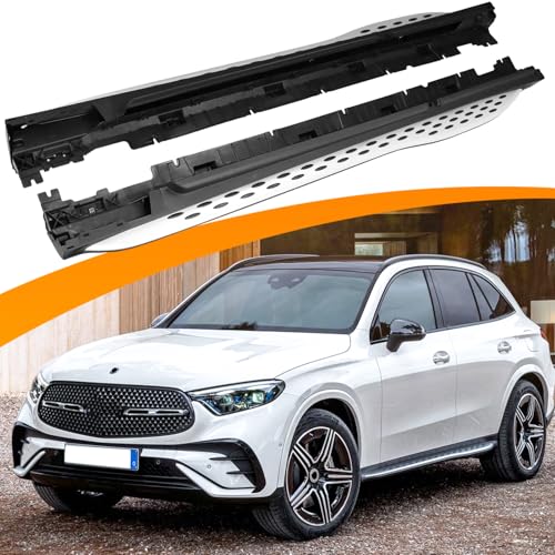 Snailfly Running Boards Fit for 2023 2024 2025 Mercedes Benz GLC 300 & 2024 2025 GLC Coupe Side Steps 600 LBS Load Capacity