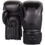 Venum Giant 3.0 Boxing Gloves - Nappa Leather - Black/Black 14 oz