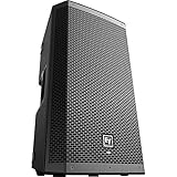 Electro-Voice ZLX-12P-G2 12" 2-Way 1000W Powered Loudspeaker with Bluetooth (Black) Bundle with 2X Steel Speaker Stand, Stand Bag 51"& 2X XLR Cable