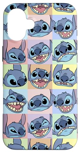 iPhone 16 Plus Disney Lilo & Stitch Many Faces Of Stitch Pop Art Case