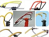 GM&BW 4 Slingshot Replacement Band Sets,Heavy Duty Elastic Rubber Bands, Compatible with Catapult from Trumark,Daisy,Barnett,Marksman;Suitable for All Wrist Rocket Insert-Yoke-into-Tube Hunting Style