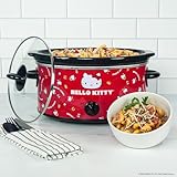 Uncanny Brands Hello Kitty 5-Quart Slow Cooker - Cook With Your Favorite Kitty