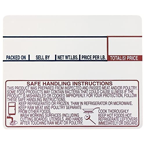 VisionTechShop LST-8030 Printing Scale Label, 58 x 50 mm, Non-UPC/Safe Handling 36 Rolls Per Case, Lower Price Than 12 Rolls