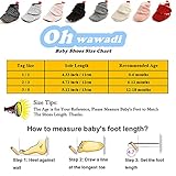 Ohwawadi Christmas Baby Booties Cozy Fleece Infant Baby Slippers Soft Bottom Warm Cartoon Socks Newborn Crib Shoes