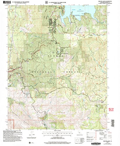 YellowMaps Shaver Lake CA topo map, 1:24000 Scale, 7.5 X 7.5 Minute, Historical, 2004, Updated 2007, 26.8 x 22 in - Paper