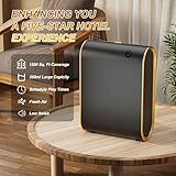 Wankeer Smart Scent Air Machine for Home, 1500 Sq. Ft Hotel Collection Diffuser with Cold Air Tech, Whole House Fragrance & Low Noise, Bluetooth Scent Air Diffuser for Home, Hotel, Office, Spa(Black)