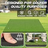 Bltend Golf Mat, 4.9x3.83ft Golf Hitting Mat Practice Outdoor Indoor, 36mm Thickened Artificial Turf Golf Practice Mat for Backyard Driving Training Swing Chipping - Gifts for Golfer