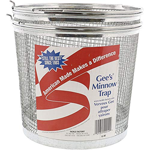 6 Pack Gee's Galvanized Fishing Minnow Bait Traps #G-40 BULK
