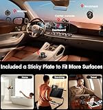 REOKILY Strong Magnetic Car Phone Holder for MagSafe, Ultra Vacuum Suction Cup Phone Mount 360° Cell Phone Holders for Your Car Accessories for iPhone 16 15 14 13 12 Android