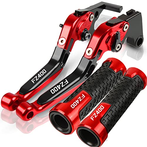 Motorcycle Accessories for Yamaha FZ400 1986-1988 Motorcycle CNC Aluminum Brake Clutch Lever Handlebar Handle Grips Ends (Color : 4)