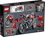 LEGO Technic Ducati Panigale V4 R Motorcycle 42107 Building Set - Collectible Superbike Display Model Kit with Gearbox and Working Suspension, Fun for Adults, and Motorcycle Enthusiasts