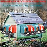 HOLOLIJO Nesting Boxes 10Pack Chicken Nesting Box with Perch Roll Out Nesting Boxes for Chickens Chicken Laying Boxes Chicken Nesting Boxes for Laying Eggs Nesting Box for Chicken Coop Large