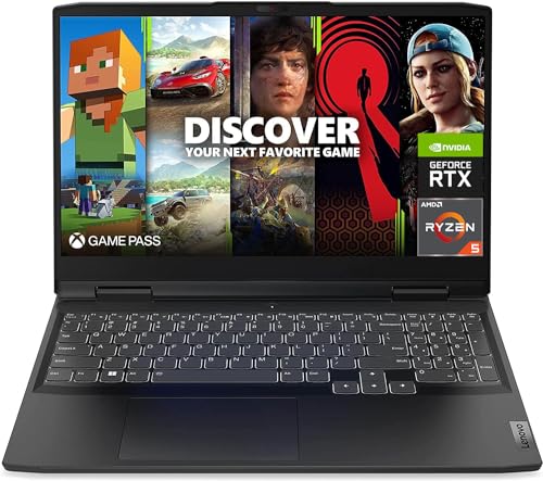 Lenovo IdeaPad Gaming 3 - Laptop Computer, 15.6" 120Hz FHD Display, AMD Ryzen 5 6600H, NVIDIA GeForce RTX 3050, 64GB DDR5 RAM, 1TB SSD Storage, Wi-Fi 6, Essential Gaming Laptop, Windows 11 Home