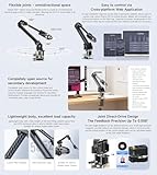 Desktop Robot Arm Kit Based On ESP32, 4-DOF, Supports Expansion and Secondary Development, Robotic Wireless Control, High-Torque Serial Bus Servo ST3235 @XYGStudy (RoArm-M2-Pro)