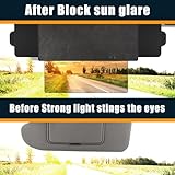 Veharvim Polarized Sun Visor for Car with 2 Side Sunshade, Upgraded UV400 Car Sun Visor Extension with PC Lens and Side Sunshade,Anti-Glare Car Visor for Safe Driving (Polycarbonate (PC), 1 Pack)