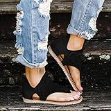 Sandals for Women Wide Width Gibobby 2022 Latest Women Posh Gladiator Comfy Sandals//Ladies Fashion Flat Heel Slip On Sandals, Casual Vintage Sandals with Zipper