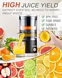 Electric Citrus Juicer Rechargeable - Electric Juicer Machines with USB and Cleaning Brush Portable Compact Juicer for Orange, Lemon, Limes