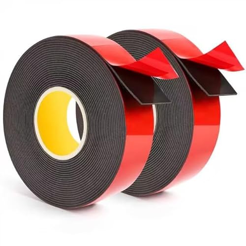 Double Sided Tape Heavy Duty, Acrylic Foam Mounting Tape 16.4FT X 0.5IN, Two Sided Adhesive Tape, Waterproof & Strong Double Stick Tape, 2 Sided Strip Tape for Home Office Decor