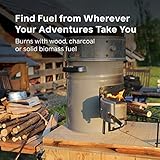 EcoZoom Rocket Stove Heavy Duty Portable Camp Stove for Outdoor Cooking, Versa Dual-Fuel (Wood & Charcoal)