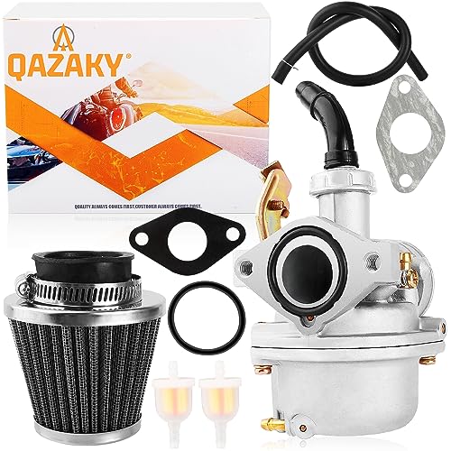 QAZAKY PZ19 Carburetor for 50cc 70cc 90cc 110cc 125cc ATV QUAD Scooter Go Kart Moped Mini Chopper Pit Dirt Pocket Super Bike Chinese Baja Kandi Kazuma Taotao Sunl SSR