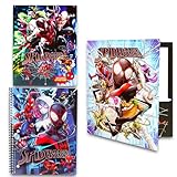 Spiderman School Supplies Set - Marvel Stationery Bundle with Spiderman Pencil Case, Spiderman Pencils, Erasers, Stickers, More | Marvel School Supplies for Boys