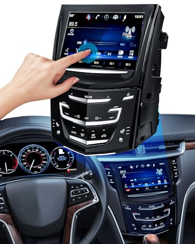 Fit Cadillac CUE System Touch Screen New OEM Replacement with Heated & Cooled Seat Model Compatible with Cadillac ATS CTS SRX XTS ELR 2013-2020