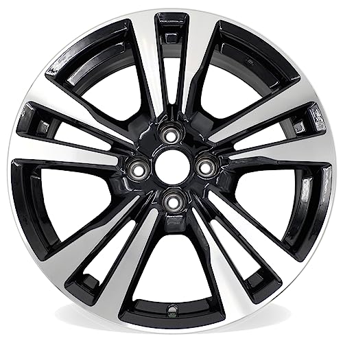 17” New Single 17x6.5 Machined Black Wheel for Nissan Kicks 2018-2020 OEM Design Replacement Rim