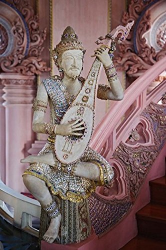 Figure on The Stairway to Heaven Erawan Museum in Samut Prakan Bangkok Thailand Poster Print by Adam Jones (24 x 36)