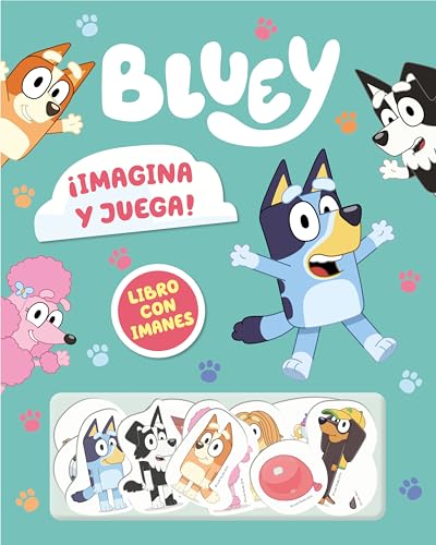 Bluey. Libro juguete - ¡Imagina y juega! Libro con imanes