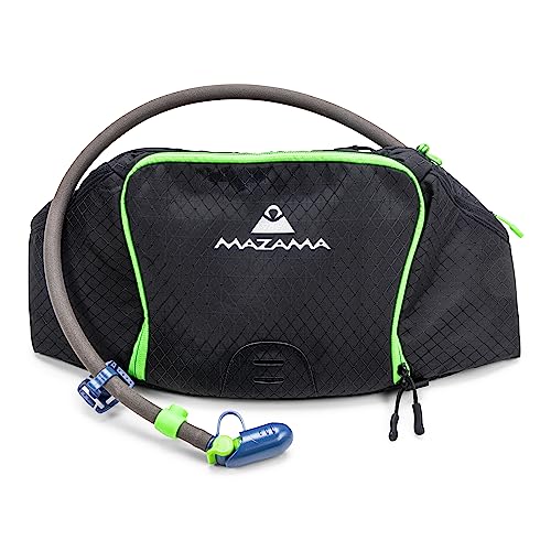 Rimrock Lumbar Hydration Hip Pack with 1.8L Intake ICE Insulated Water Reservoir, Fanny Pack Waist Bag Hiking Walking Running Jogging Camping. Men/Women Large Pack Design