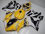 NT FAIRING Complete Yellow Black White Injection Fairing Fit for Yamaha 2004 2005 2006 YZF R1 R1000 YZF-R1 New Painted Kit ABS Plastic Motorcycle Bodywork Aftermarket