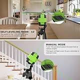 Laser Level with Tripod, HUEPAR 98Ft Self Leveling Laser Level Green Line Laser Cross Line Laser Leveler Tool for Picture Hanging, Tile, Home Renovation, Indoor Project, Battery&Carrying Bag Included