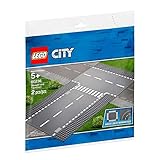 LEGO City Straight and T Junction 60236 Building Kit (2 Pieces)