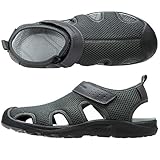 CAMEL CROWN Men's Mesh Hiking Sandals Closed-Toe Beach Sandal for Athletic Outdoor Summer Waterproof