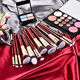 ALUX TREND 14 Pcs Premium Quality Makeup Brush Set, Premium Powder Brush Foundation Brush Blending Concealers blush Eye Shadows eyeliner Make up Brush Kit Premium soft synthetic bristles