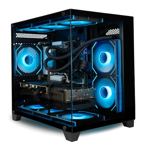 Panorama Gaming PC Desktop (NVD GeForce RTX 5080, Intel 24-Core i9-14900KF Processor, 96GB DDR5 RAM, 2x2TB Gen4 NVMe SSD, WiFi 6E, HDMI, Windows 11 Pro) Best 2025 Prebuilt Tower RGB Gamer Computer