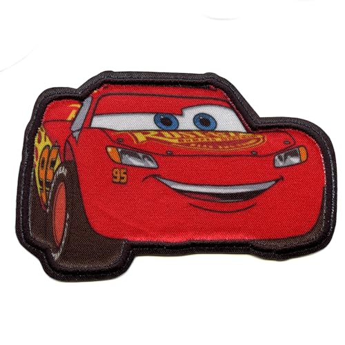 High IntenCity Disney Cars Lightning McQueen Racing Patch Sublimated Embroidery Iron On