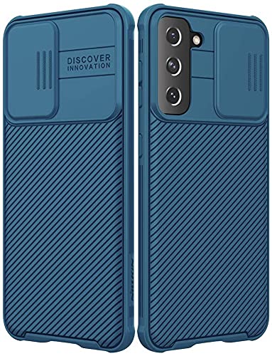 CloudValley for Samsung Galaxy S21 Case with Camera Cover, Full-Body Protective & Slim Fit, Camera Protection Case Only for Samsung Galaxy S21 5G 6.2 inch (2021 Release)-Blue