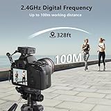 Saramonic 4-Channel Wireless Lavalier Microphone System for DSLR Camera, Blink500T4 2.4G Wireless Lapel 4 Transmitters & One Receiver 328ft Range for Camcorder Smartphones Interview Vlog YouTube Video