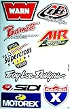 Dirt Bike Motorcycles Supercross Motocross ATV Lot 6 vinyl decals stickers D6015